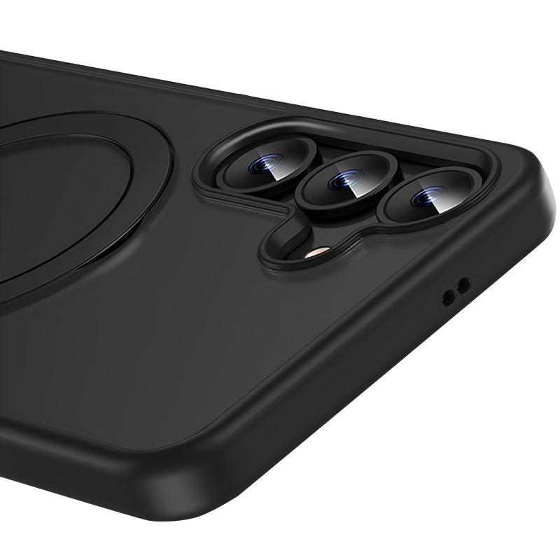 TPU+PC чохол MagSafe Colorful HQ Ring для Samsung Galaxy S25+ на малюнкі №3
