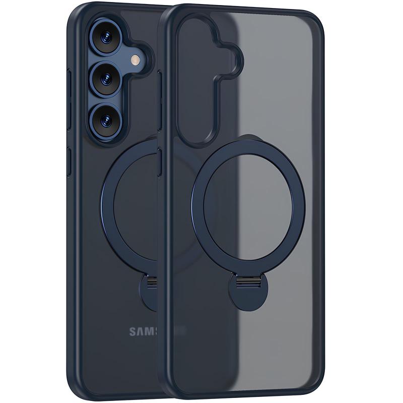 TPU+PC чохол MagSafe Colorful HQ Ring для Samsung Galaxy S25+ на малюнкі №1