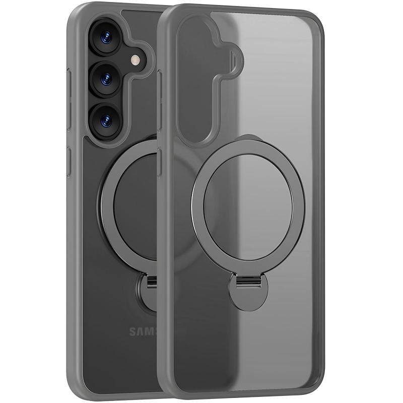 TPU+PC чохол MagSafe Colorful HQ Ring для Samsung Galaxy S25+ на малюнкі №1