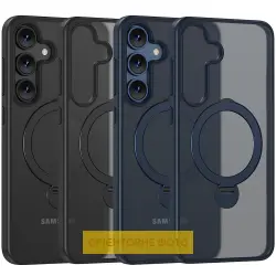 TPU+PC чохол MagSafe Colorful HQ Ring для Samsung Galaxy S25 Edge