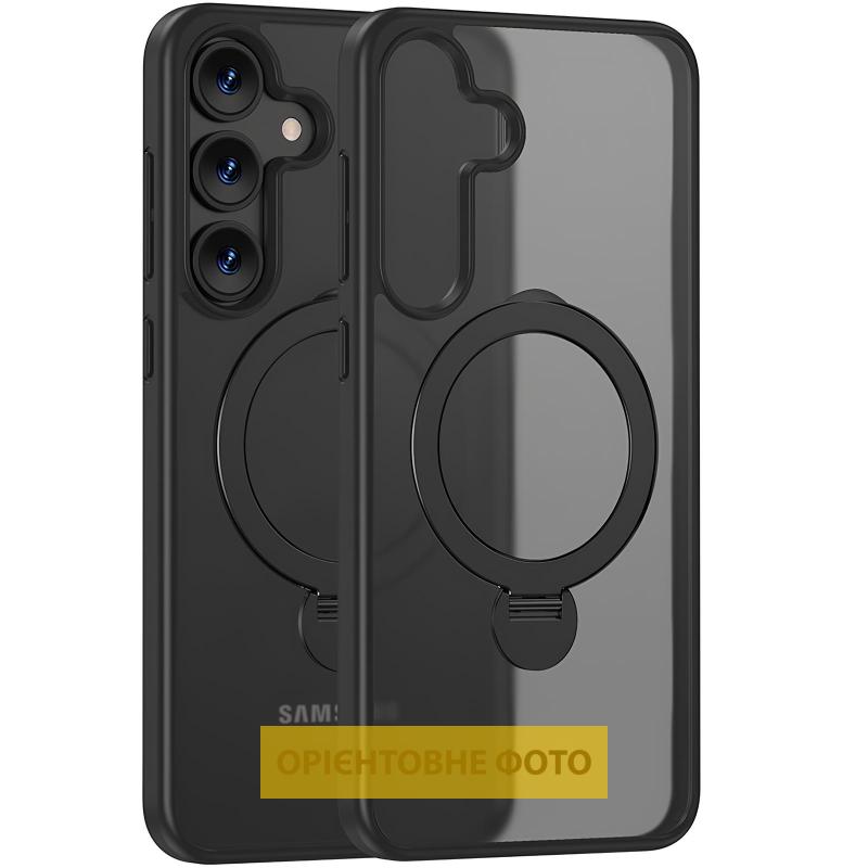 TPU+PC чохол MagSafe Colorful HQ Ring для Samsung Galaxy S25 Edge на малюнкі №1