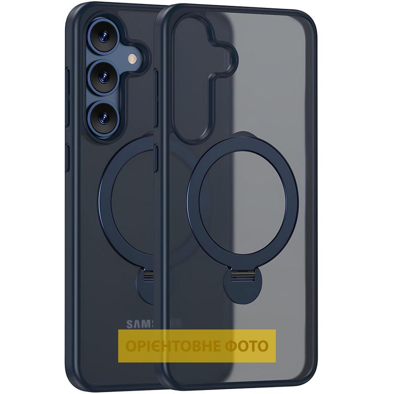 TPU+PC чохол MagSafe Colorful HQ Ring для Samsung Galaxy S25 Edge на малюнкі №1