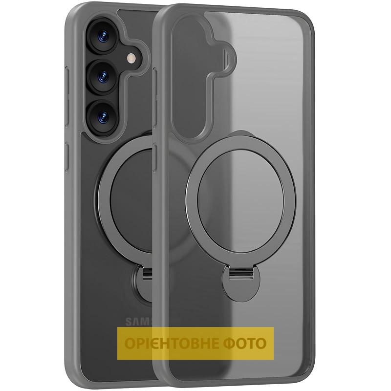 TPU+PC чохол MagSafe Colorful HQ Ring для Samsung Galaxy S25 Edge на малюнкі №1