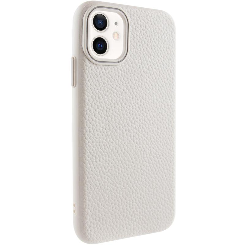 Кожаный чехол Syndee with MagSafe для Apple iPhone 12 Pro (6.1) | Искусственная кожа на картинке №1