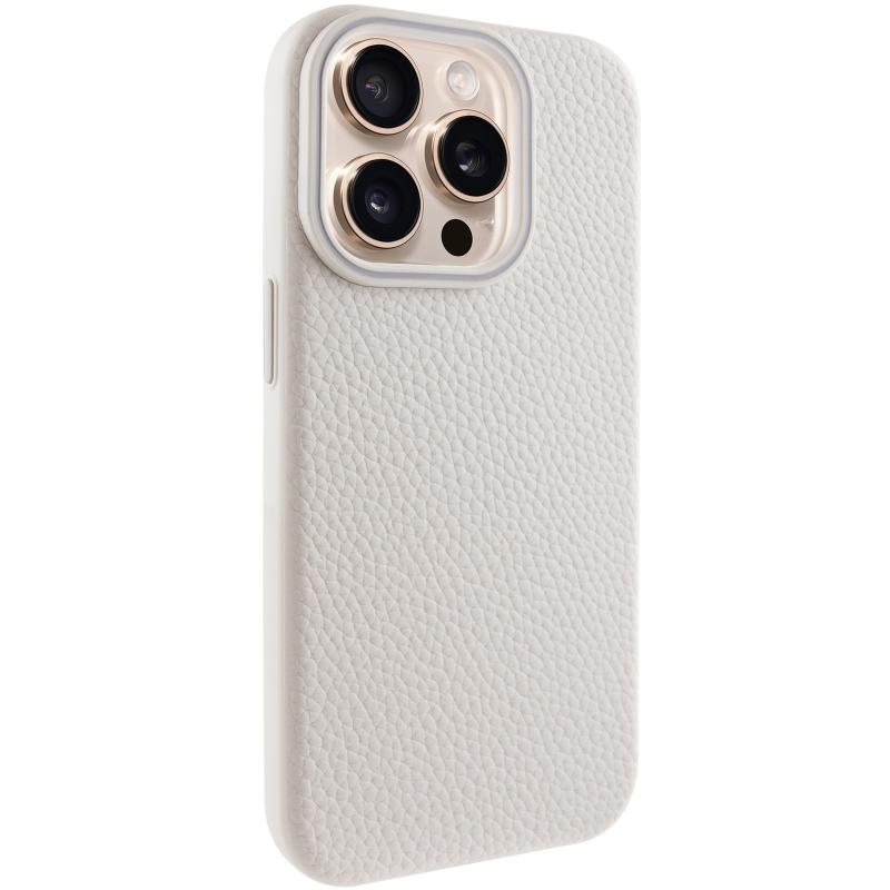 Кожаный чехол Syndee with MagSafe для Apple iPhone 13 Pro (6.1) | Искусственная кожа на картинке №1