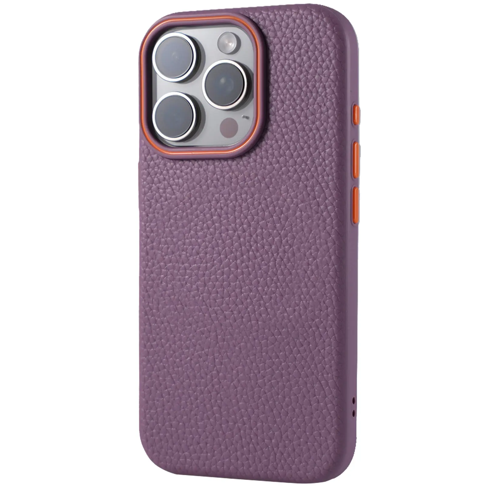 Чехол Syndee with MagSafe для Apple iPhone 15 Pro (6.1"), Sunset Purple, Искусственная кожа, купить оптом с доставкой