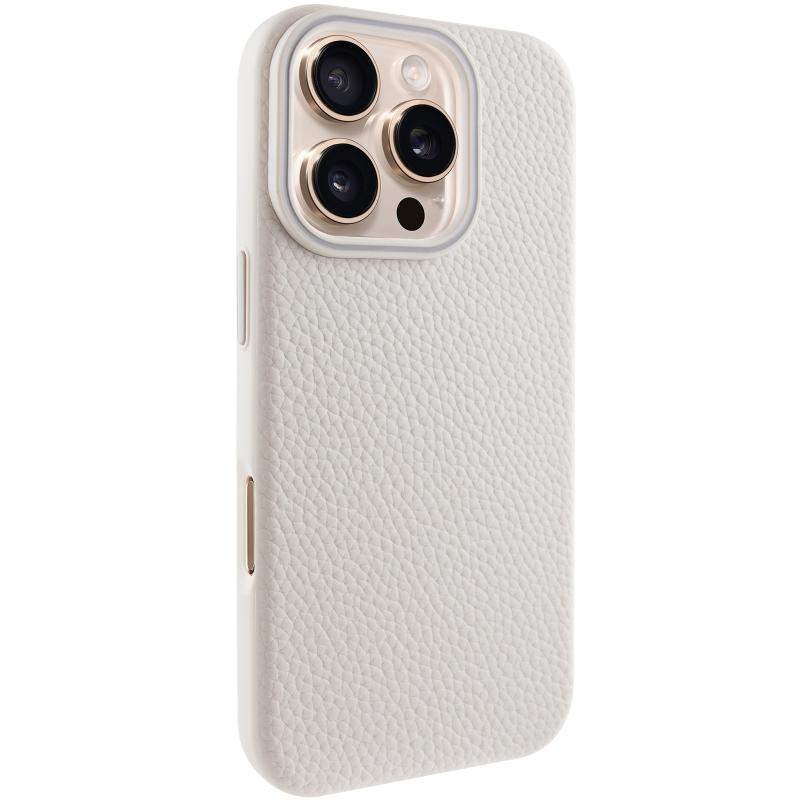 Кожаный чехол Syndee with MagSafe для Apple iPhone 16 Pro (6.3) | Искусственная кожа на картинке №1