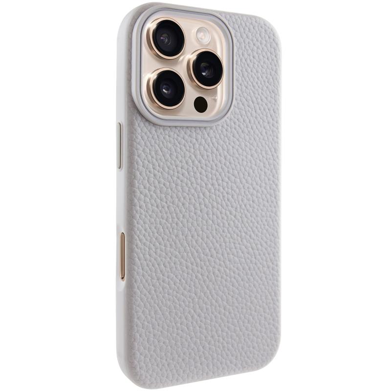 Кожаный чехол Syndee with MagSafe для Apple iPhone 16 Pro Max (6.9) | Искусственная кожа на картинке №1