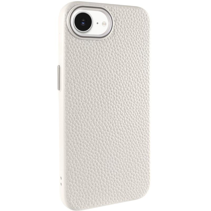 Кожаный чехол Syndee with MagSafe для Apple iPhone 16e (6.1) | Искусственная кожа на картинке №1