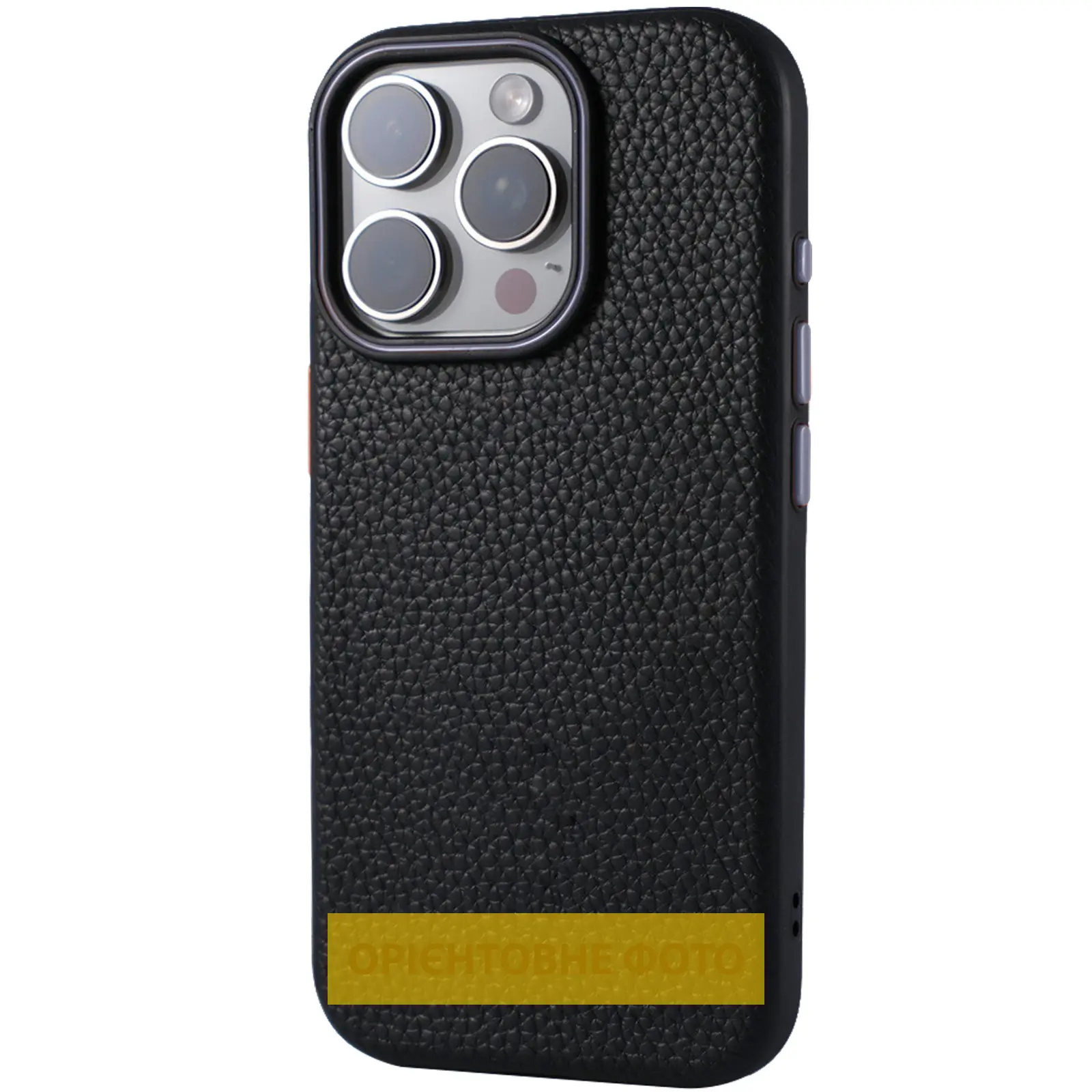 Чехол Syndee with MagSafe для Apple iPhone 17 Pro (6.3"), Black / Gray, Искусственная кожа, купить оптом с доставкой