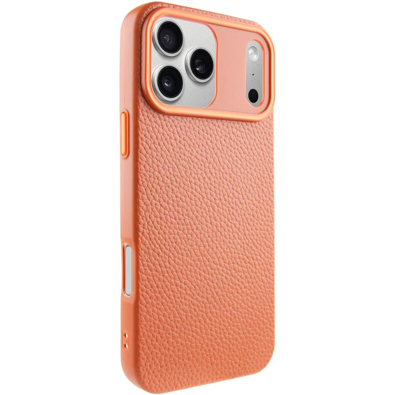 Кожаный чехол Syndee with MagSafe для Apple iPhone 17 Pro (6.3) | Искусственная кожа на картинке №1