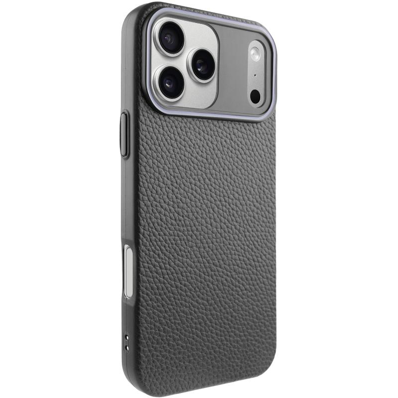 Кожаный чехол Syndee with MagSafe для Apple iPhone 17 Pro Max (6.9) | Искусственная кожа на картинке №1