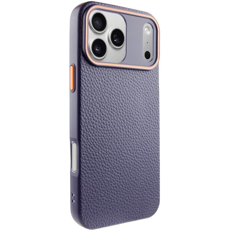 Кожаный чехол Syndee with MagSafe для Apple iPhone 17 Pro Max (6.9) | Искусственная кожа на картинке №1