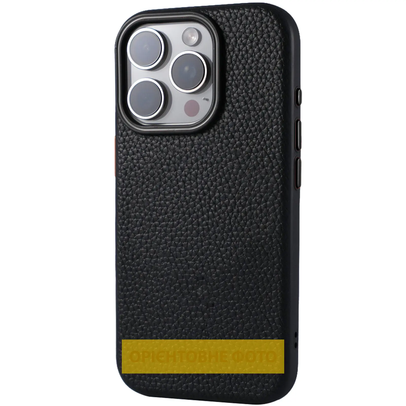 Чехол Syndee with MagSafe для Apple iPhone 17 Air (6.5"), Black / Black, Искусственная кожа, купить оптом с доставкой