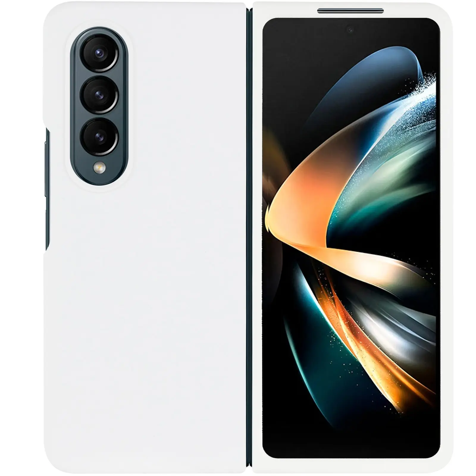 Чохол Foldables Silicone Cover Lakshmi (AAA) для Samsung Galaxy Z Fold4, Білий / White 1, Силікон, купити оптом з доставкою