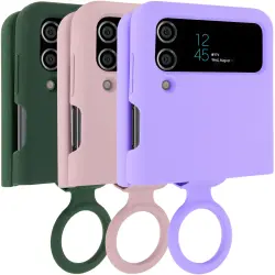 Чехол Foldables Silicone Cover Lakshmi (AAA) для Samsung Galaxy Z Flip4