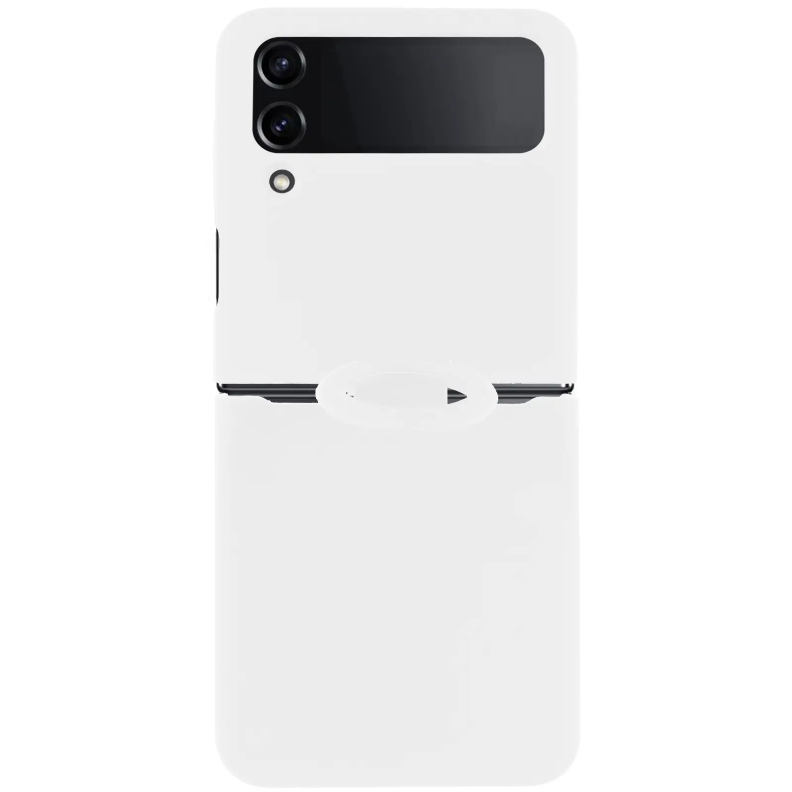 Чехол Foldables Silicone Cover Lakshmi (AAA) для Samsung Galaxy Z Flip4, Белый / White 1, Силикон, купить оптом с доставкой