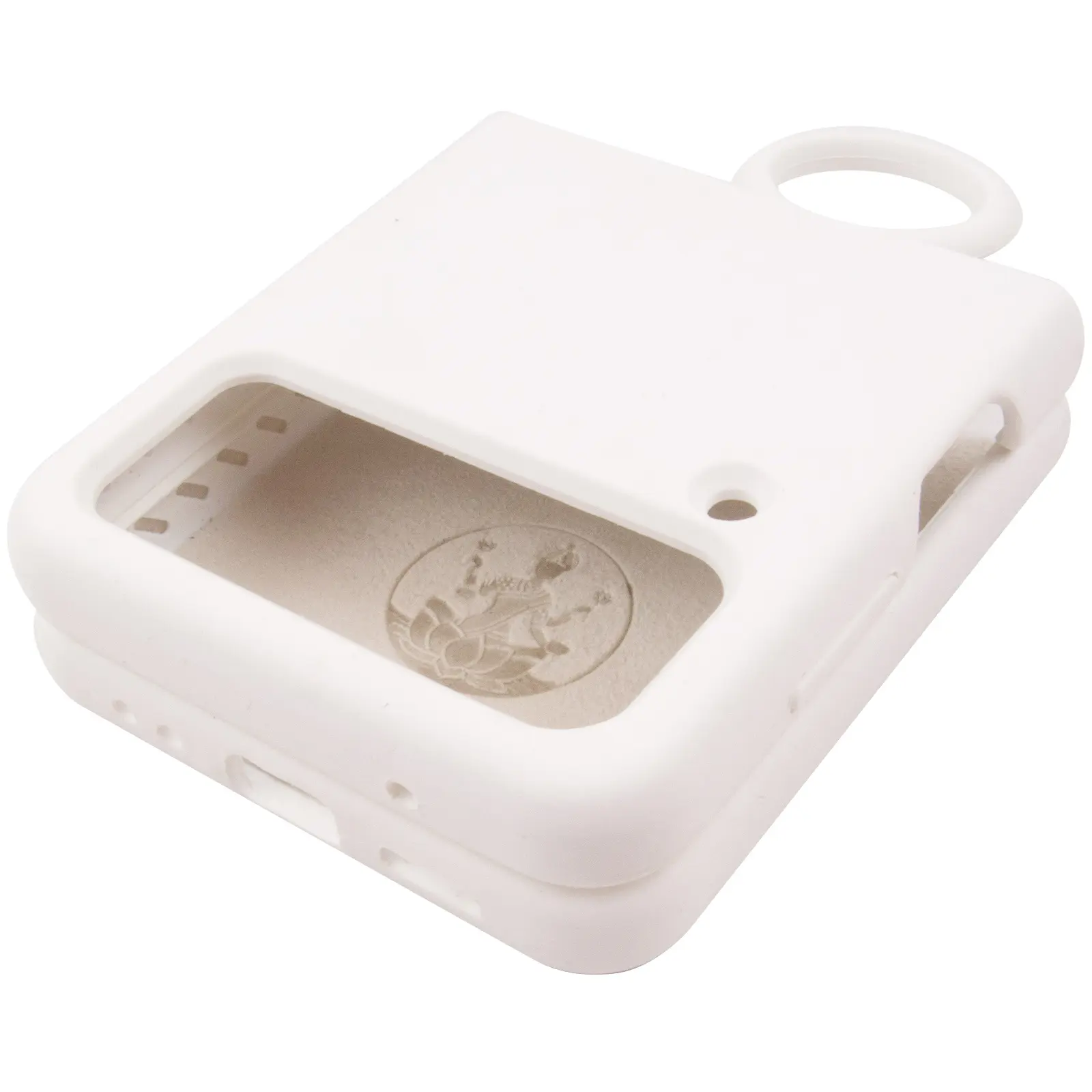 Чехол Foldables Silicone Cover Lakshmi (AAA) для Samsung Galaxy Z Flip4, Белый / White 3, Силикон, купить оптом с доставкой