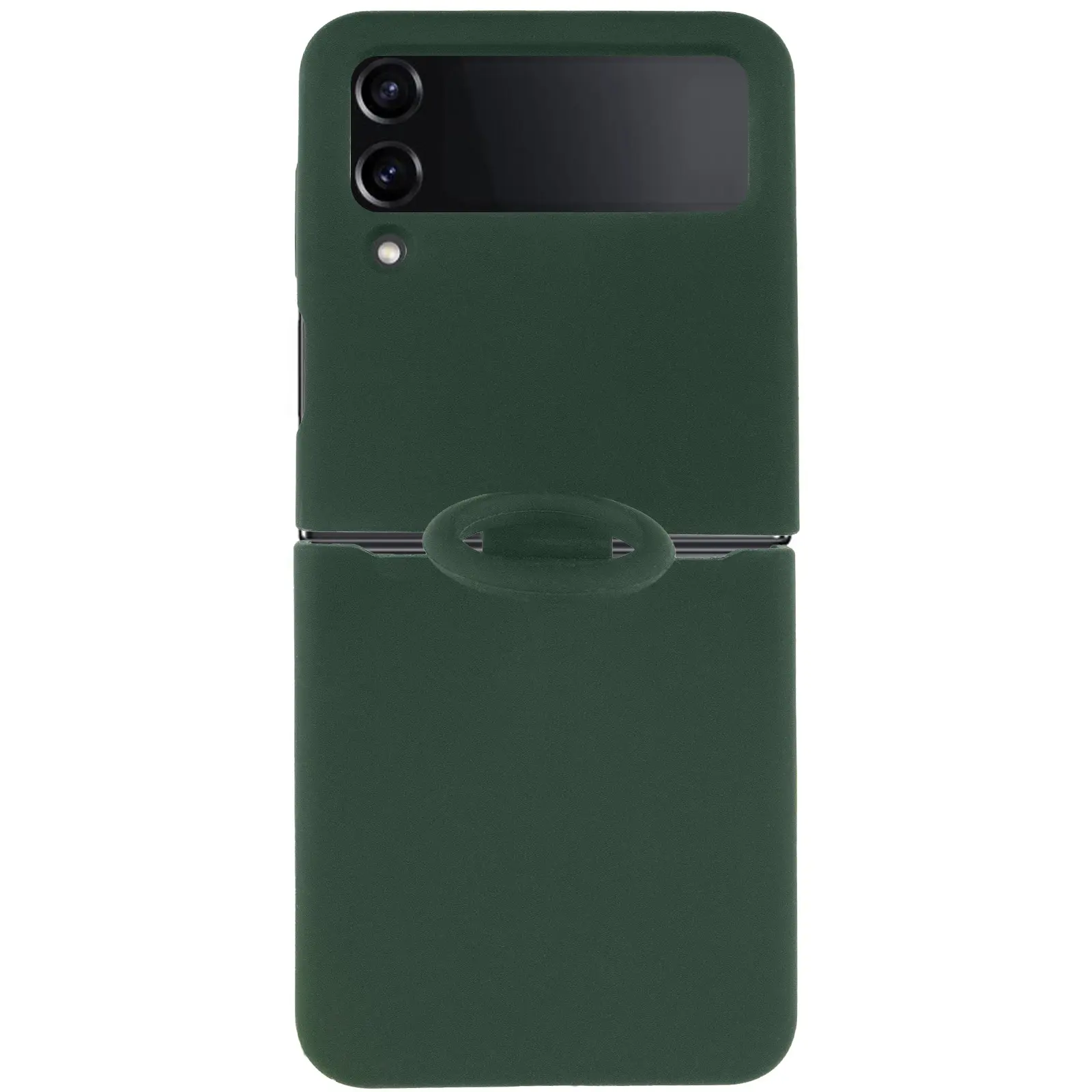 Чехол Foldables Silicone Cover Lakshmi (AAA) для Samsung Galaxy Z Flip4, Зеленый / Cyprus Green 1, Силикон, купить оптом с доставкой