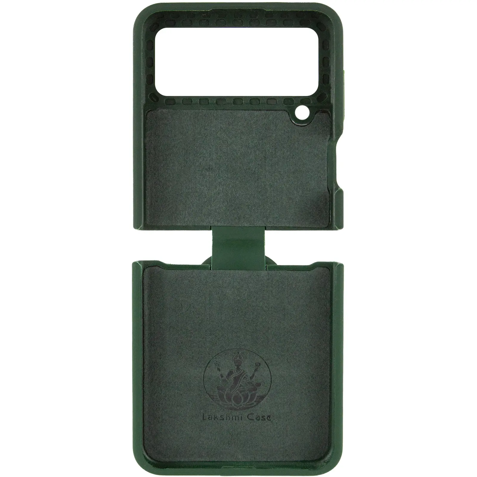 Чехол Foldables Silicone Cover Lakshmi (AAA) для Samsung Galaxy Z Flip4, Зеленый / Cyprus Green 2, Силикон, купить оптом с доставкой