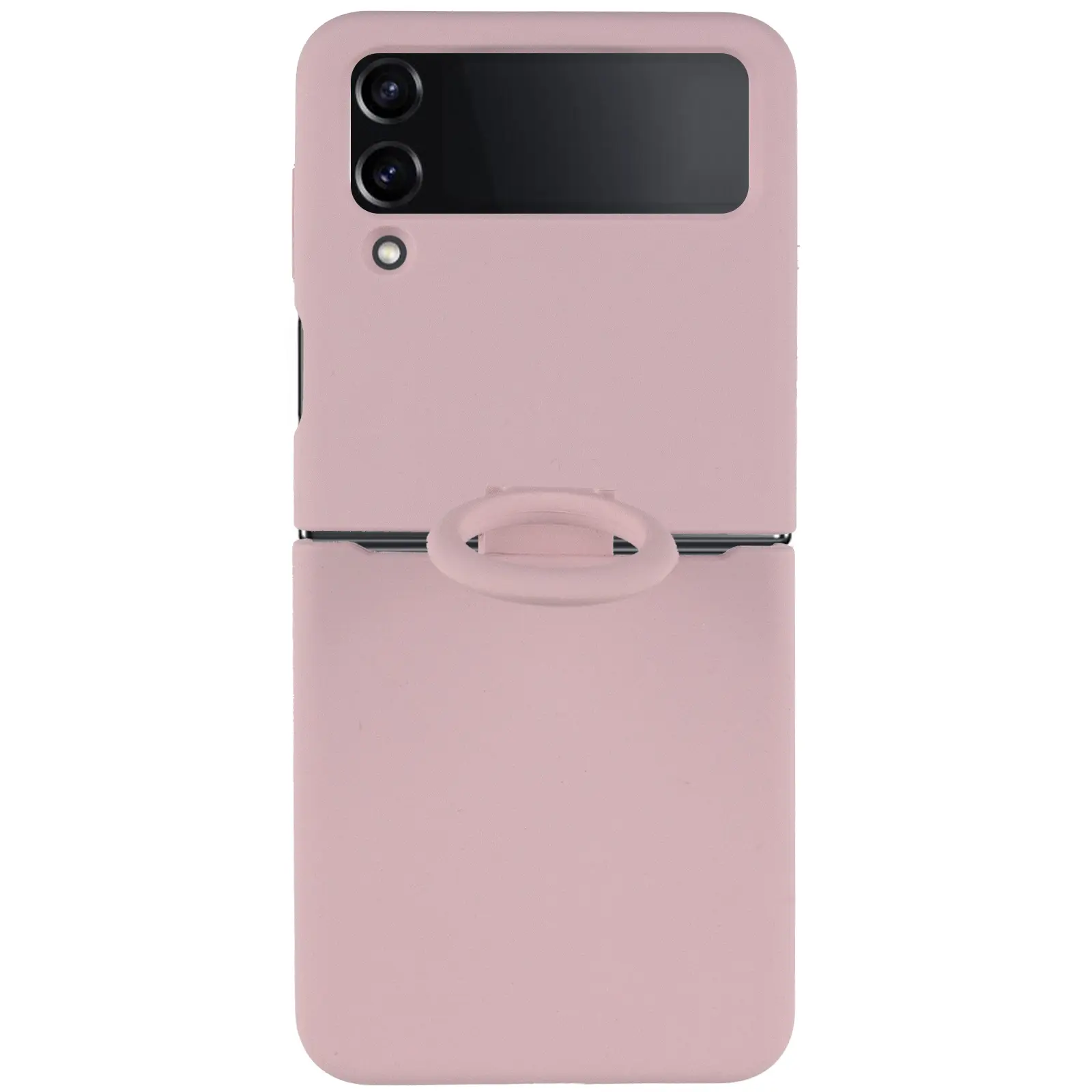 Чехол Foldables Silicone Cover Lakshmi (AAA) для Samsung Galaxy Z Flip4, Розовый / Pink Sand 1, Силикон, купить оптом с доставкой