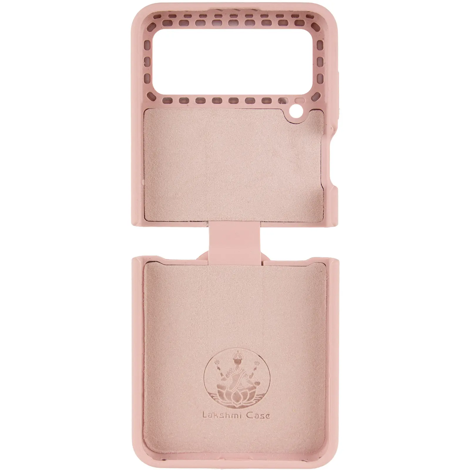 Чехол Foldables Silicone Cover Lakshmi (AAA) для Samsung Galaxy Z Flip4, Розовый / Pink Sand 2, Силикон, купить оптом с доставкой