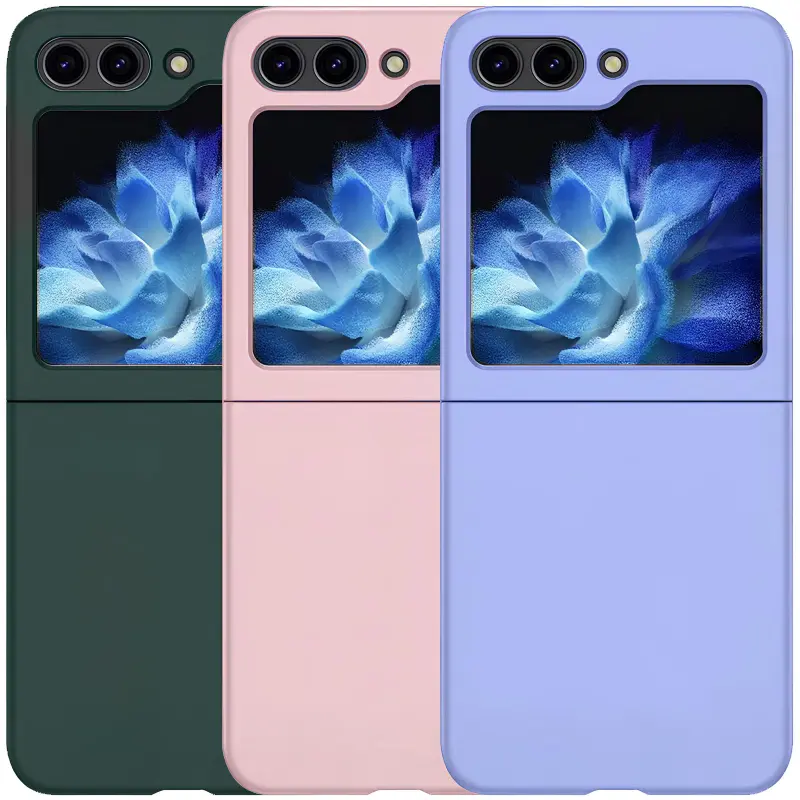 Чехол Foldables Silicone Cover Lakshmi (AAA) для Samsung Galaxy Z Flip5, Силикон, купить оптом с доставкой