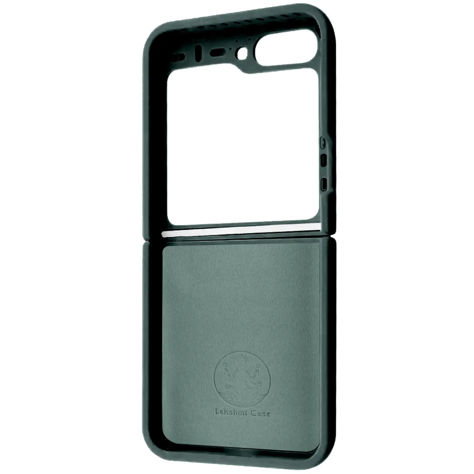 Чехол Foldables Silicone Cover Lakshmi (AAA) для Samsung Galaxy Z Flip5, Зеленый / Cyprus Green 3, Силикон, купить оптом с доставкой