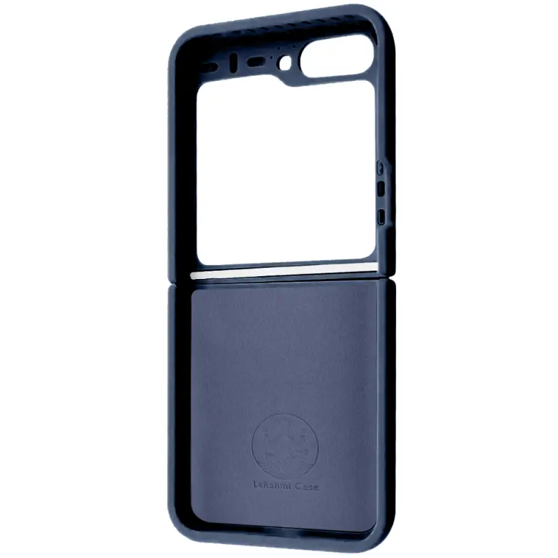 Чехол Foldables Silicone Cover Lakshmi (AAA) для Samsung Galaxy Z Flip5, Темно-синий / Midnight blue 3, Силикон, купить оптом с доставкой