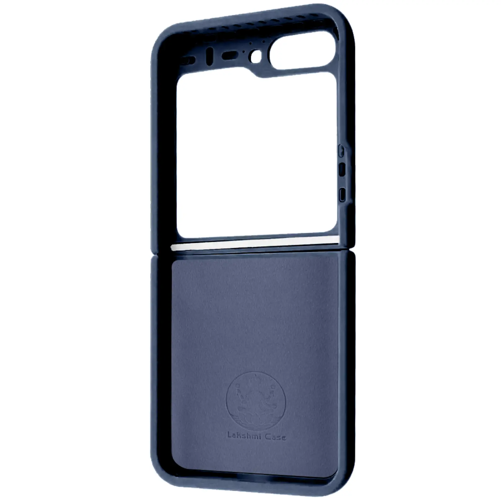 Чехол Foldables Silicone Cover Lakshmi (AAA) для Samsung Galaxy Z Flip5, Темно-синий / Midnight blue 3, Силикон, купить оптом с доставкой