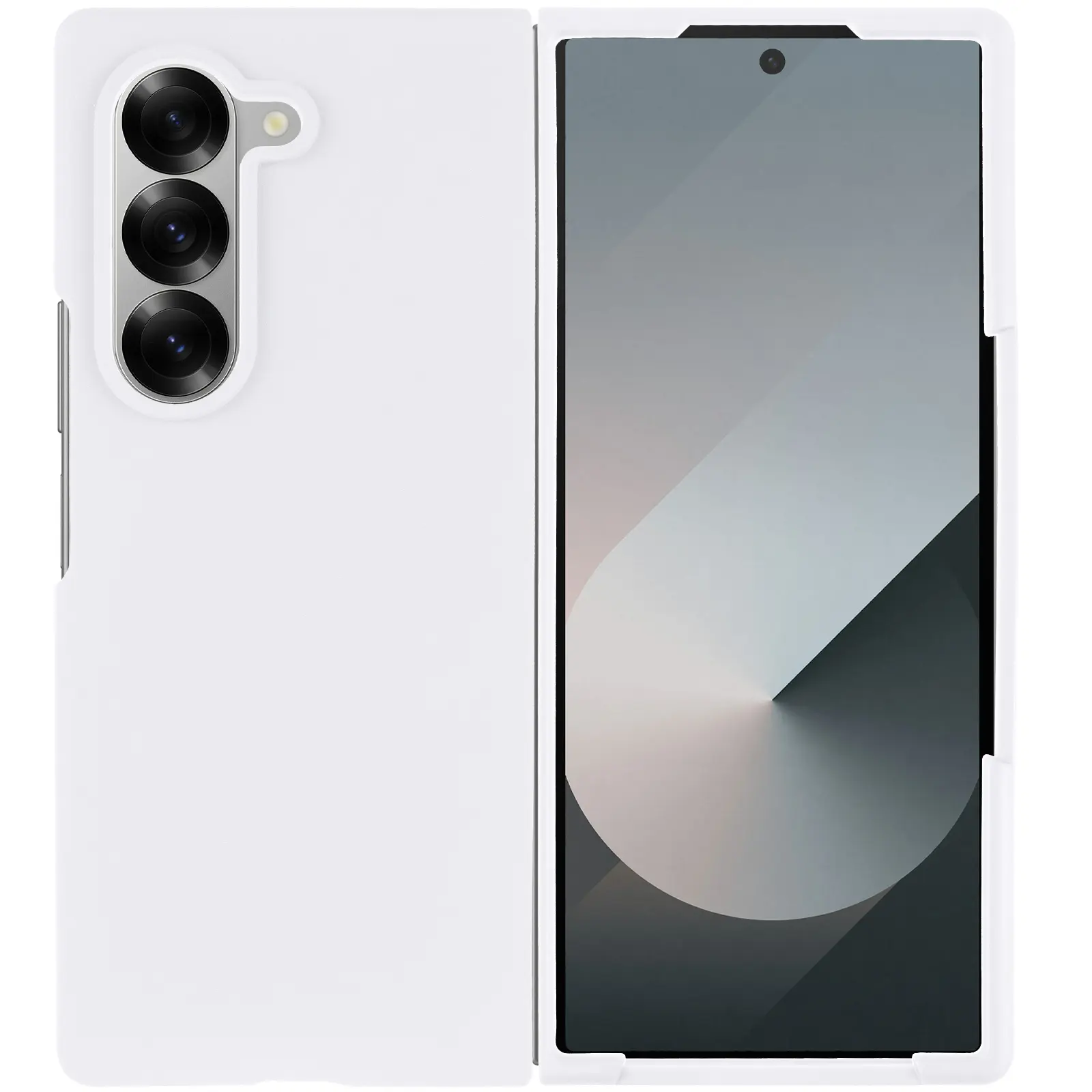 Чехол Foldables Silicone Cover Lakshmi (AAA) для Samsung Galaxy Z Fold6, Белый / White 1, Силикон, купить оптом с доставкой