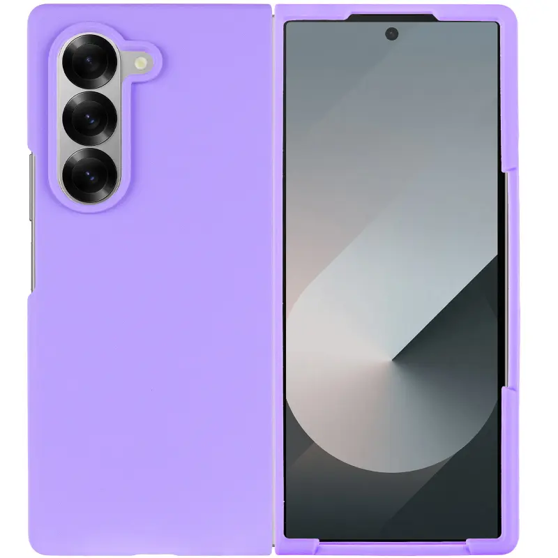 Чехол Foldables Silicone Cover Lakshmi (AAA) для Samsung Galaxy Z Fold6, Сиреневый / Dasheen 1, Силикон, купить оптом с доставкой