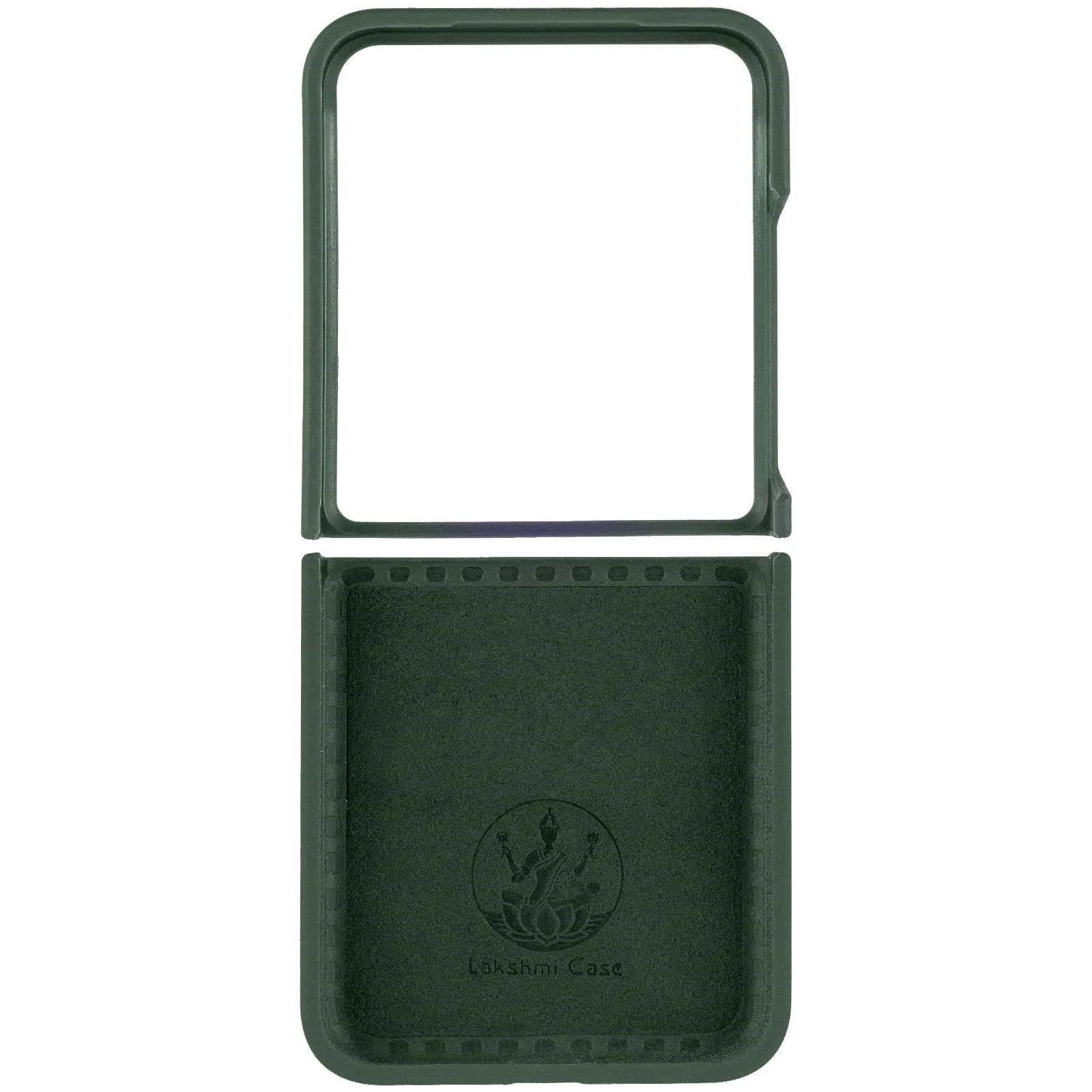 Чехол Foldables Silicone Cover Lakshmi (AAA) для Motorola Razr 50 Ultra, Зеленый / Cyprus Green 2, Силикон, купить оптом с доставкой