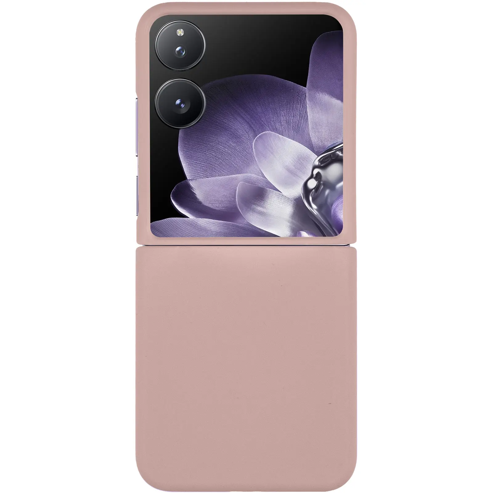 Чехол Foldables Silicone Cover Lakshmi (AAA) для Xiaomi Mix Flip, Розовый / Pink Sand 1, Силикон, купить оптом с доставкой