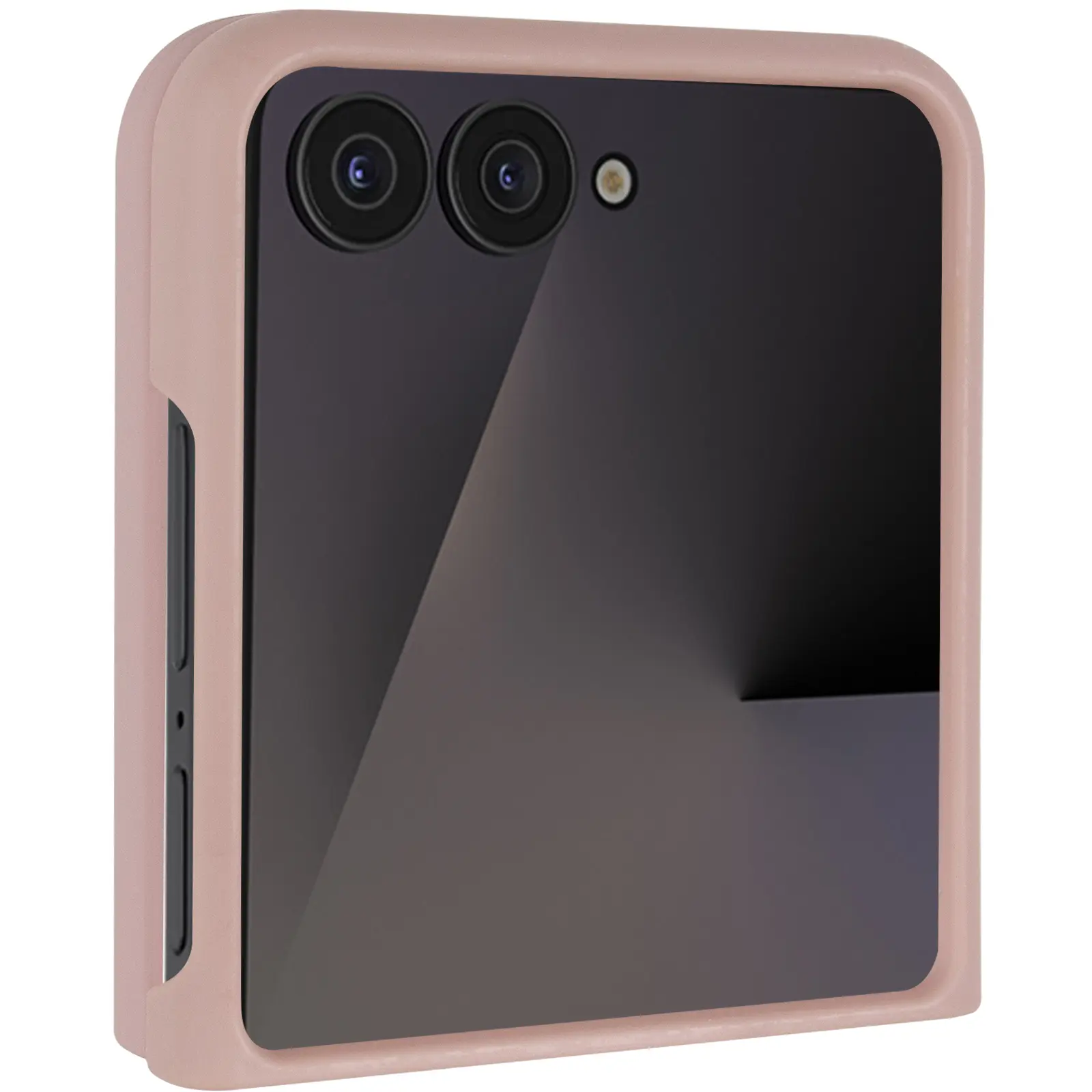 Чехол Foldables Silicone Cover Lakshmi (AAA) для Samsung Galaxy Z Flip7, Розовый / Pink Sand, Силикон, купить оптом с доставкой