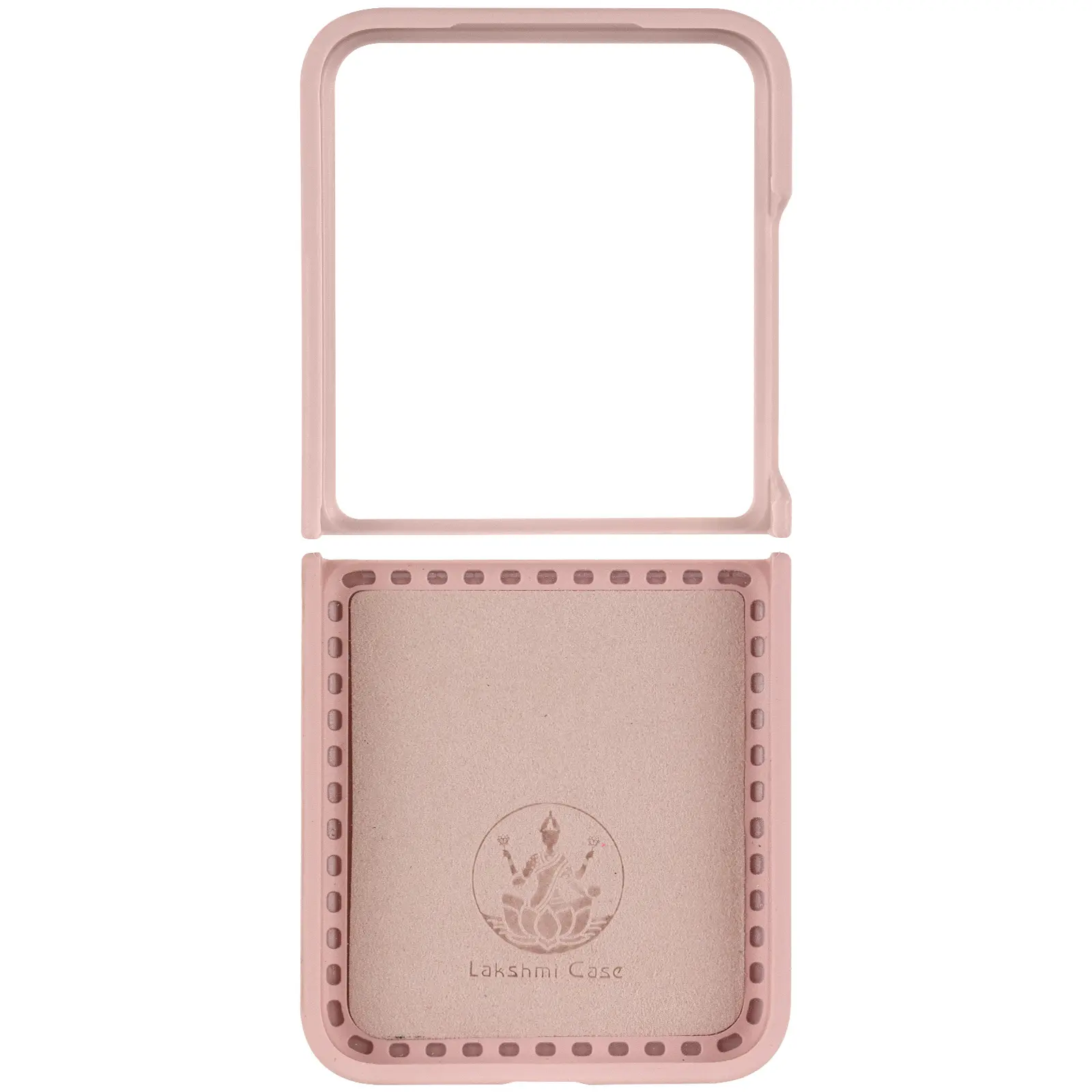 Чехол Foldables Silicone Cover Lakshmi (AAA) для Samsung Galaxy Z Flip7, Розовый / Pink Sand 2, Силикон, купить оптом с доставкой
