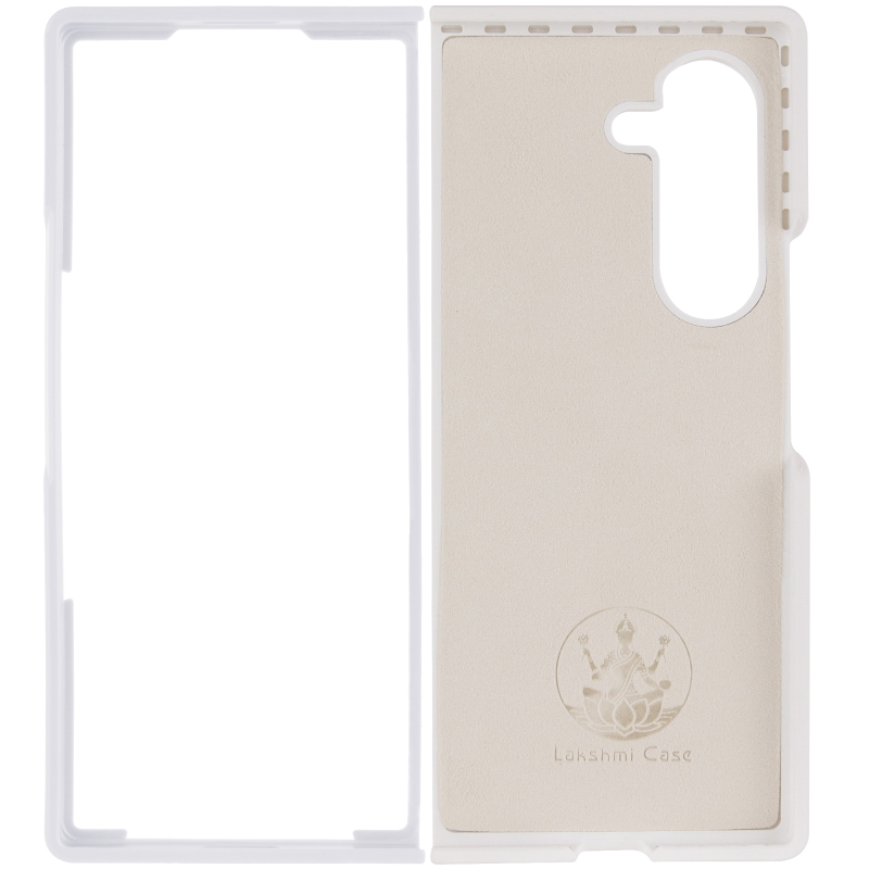 Чехол Foldables Silicone Cover Lakshmi (AAA) для Samsung Galaxy Z Fold7, Белый / White 2, Силикон, купить оптом с доставкой