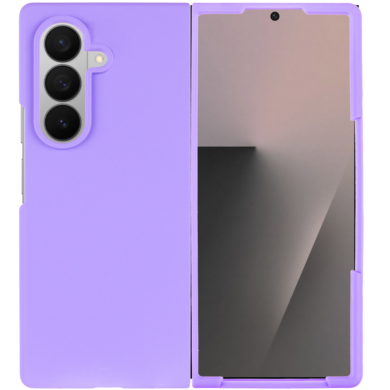 Чехол Foldables Silicone Cover Lakshmi (AAA) для Samsung Galaxy Z Fold7, Сиреневый / Dasheen 1, Силикон, купить оптом с доставкой
