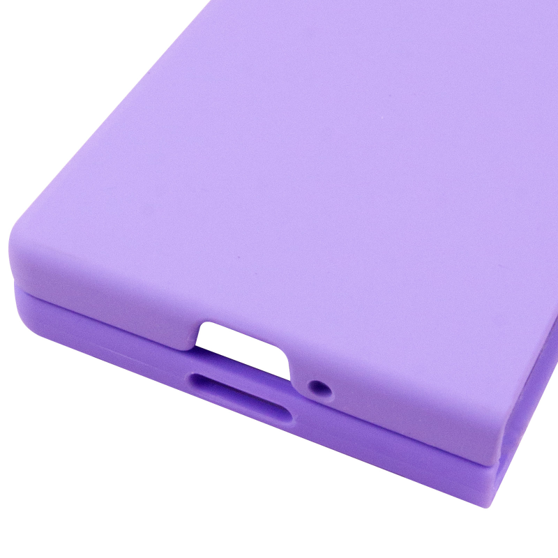 Чехол Foldables Silicone Cover Lakshmi (AAA) для Samsung Galaxy Z Fold7, Сиреневый / Dasheen 4, Силикон, купить оптом с доставкой