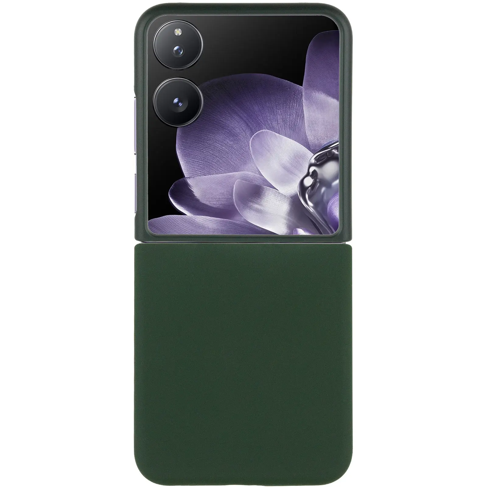 Чехол Foldables Silicone Cover Lakshmi (AAA) для Xiaomi Mix Flip 2, Зеленый / Cyprus Green 1, Силикон, купить оптом с доставкой