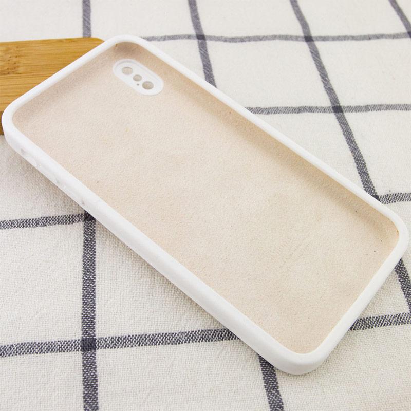 Чехол Silicone Case Square Full Camera Protective (AA) для Apple iPhone X (5.8) | Микрофибра на картинке №3