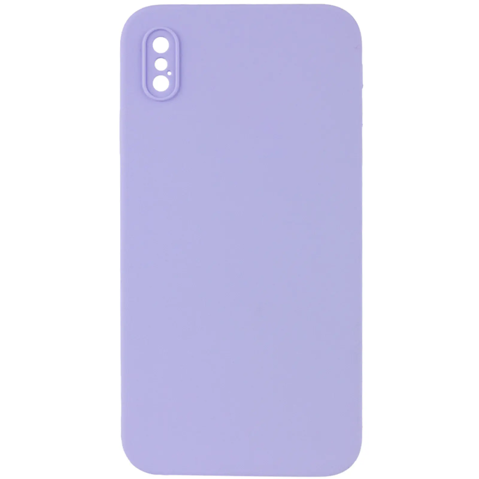 Чехол Silk Square Full Camera Protective (AA) NO LOGO для Apple iPhone X / XS (5.8"), Сиреневый / Dasheen, Силикон, купить оптом с доставкой