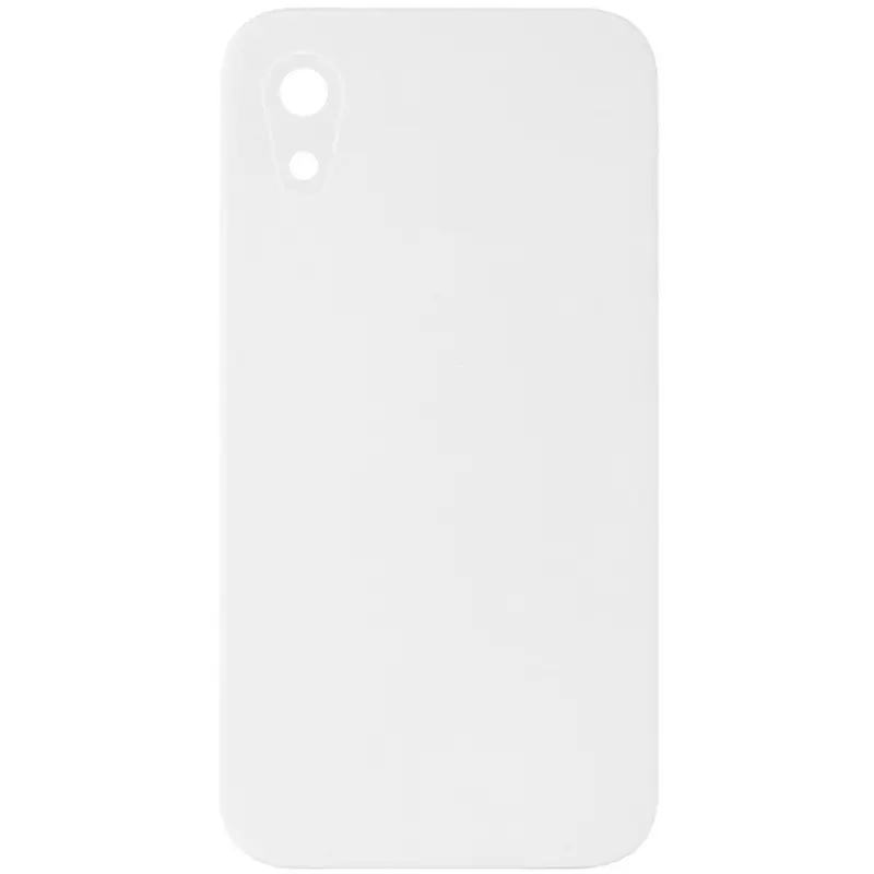 Чехол Silk Square Full Camera Protective (AA) NO LOGO для Apple iPhone XR (6.1"), Белый / White, Силикон, купить оптом с доставкой