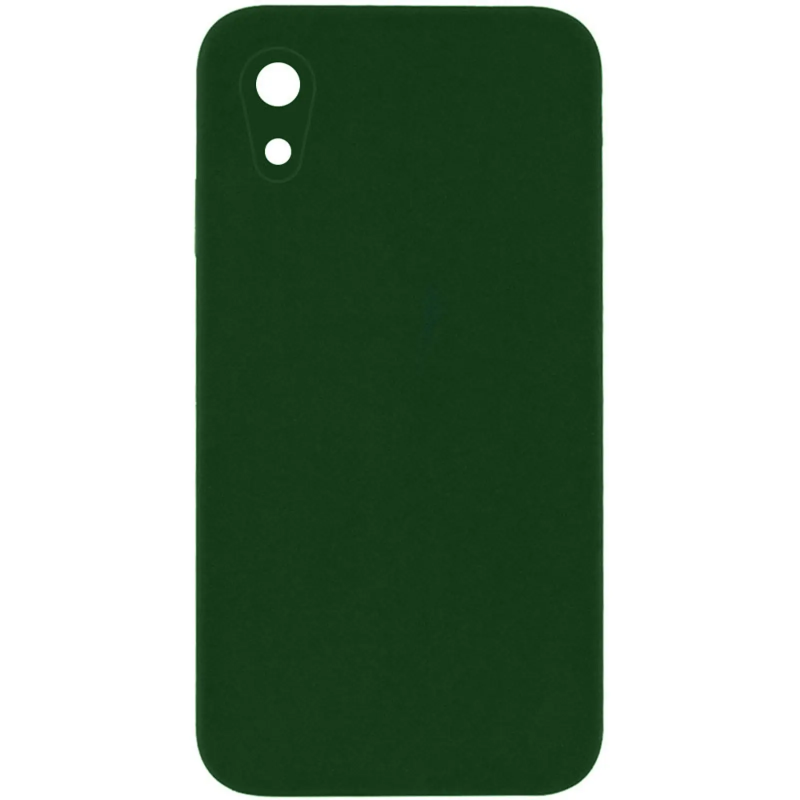 Чехол Silk Square Full Camera Protective (AA) NO LOGO для Apple iPhone XR (6.1"), Зеленый / Army green, Силикон, купить оптом с доставкой
