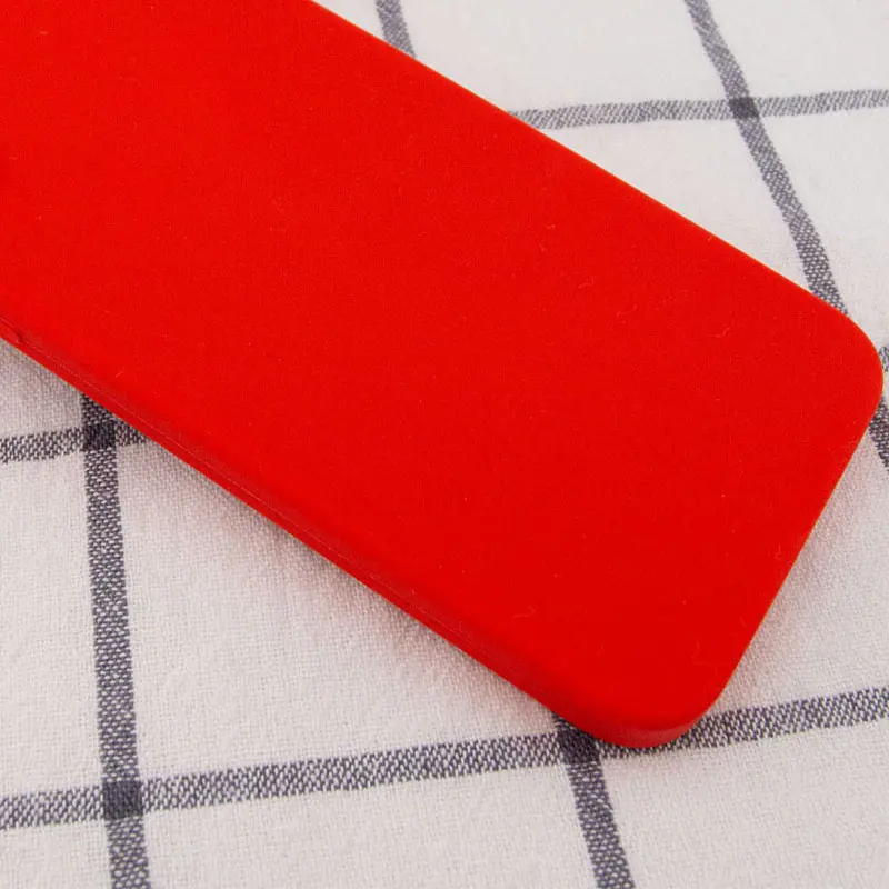 Чехол Silk Square Full Camera Protective (AA) NO LOGO для Apple iPhone XR (6.1"), Красный / Red 2, Силикон, купить оптом с доставкой