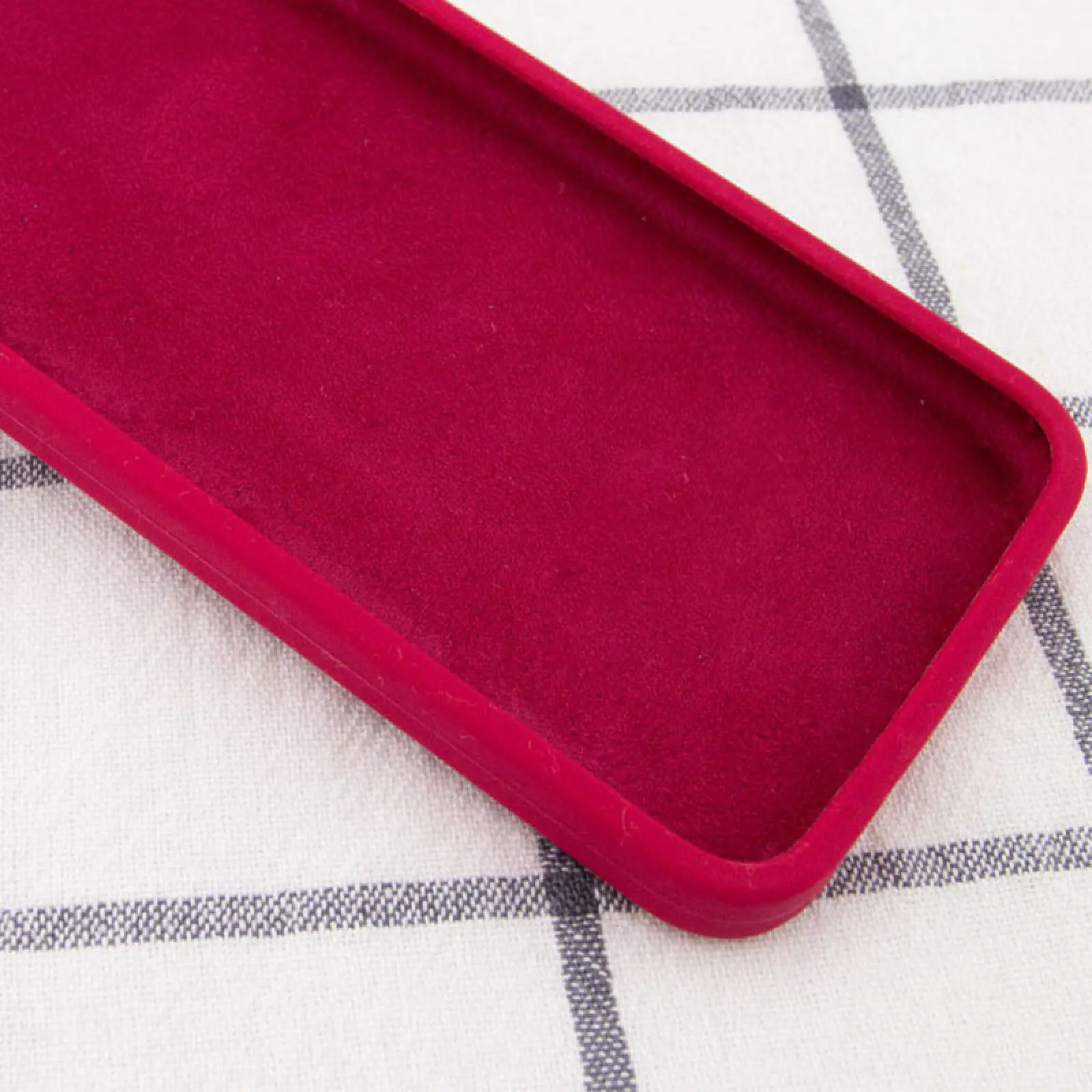 Чехол Silk Square Full Camera Protective (AA) NO LOGO для Apple iPhone XR (6.1"), Красный / Rose Red 1, Силикон, купить оптом с доставкой