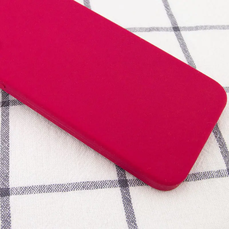 Чехол Silk Square Full Camera Protective (AA) NO LOGO для Apple iPhone XR (6.1"), Красный / Rose Red 2, Силикон, купить оптом с доставкой