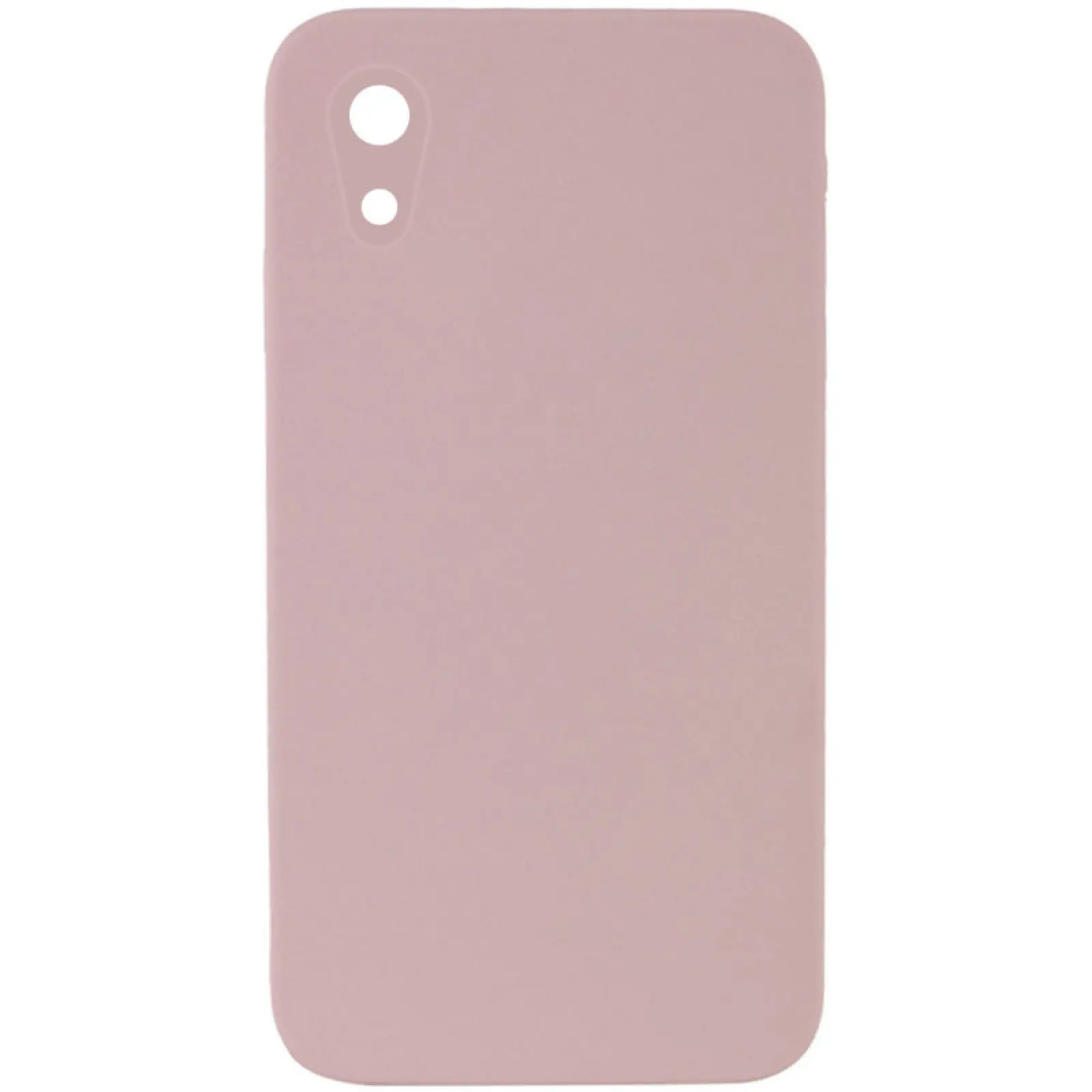 Чехол Silk Square Full Camera Protective (AA) NO LOGO для Apple iPhone XR (6.1"), Розовый / Pink Sand, Силикон, купить оптом с доставкой