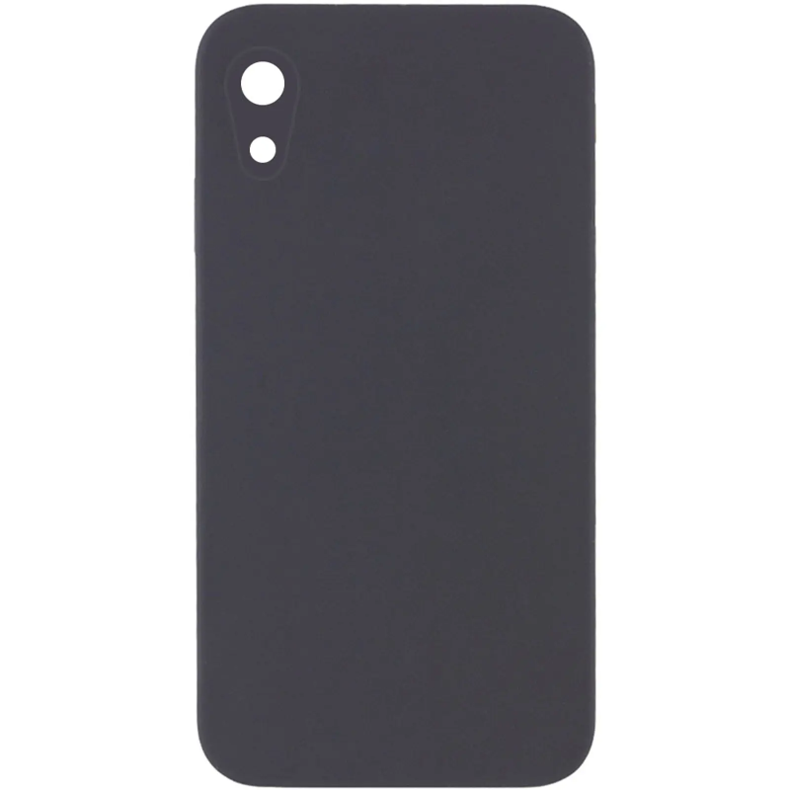 Чехол Silk Square Full Camera Protective (AA) NO LOGO для Apple iPhone XR (6.1"), Серый / Dark Gray, Силикон, купить оптом с доставкой