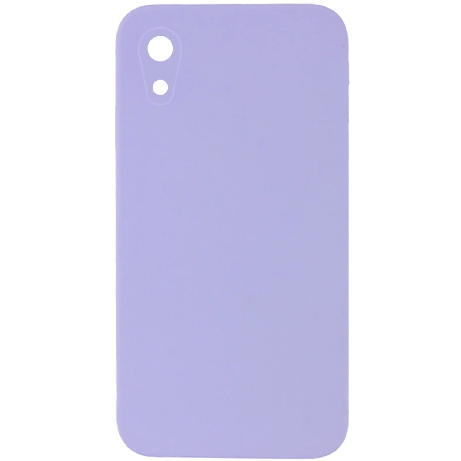Чехол Silk Square Full Camera Protective (AA) NO LOGO для Apple iPhone XR (6.1"), Сиреневый / Dasheen, Силикон, купить оптом с доставкой